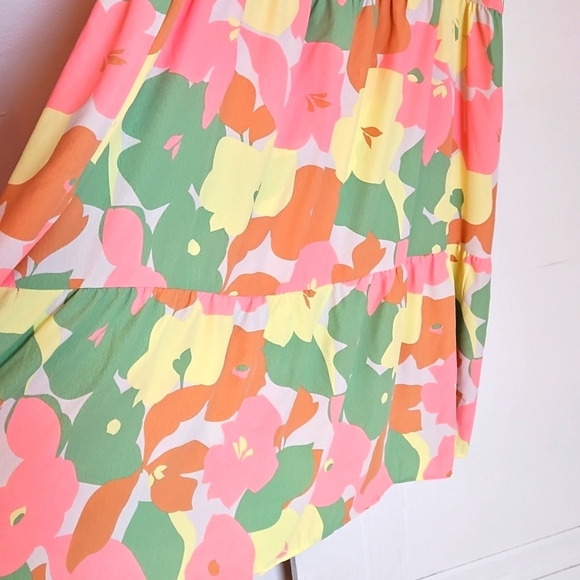 Social Standard by Sanctuary Maxi Tiered Floral Dress, Sz L, NWT, 149$ Retail - Picture 3 of 8